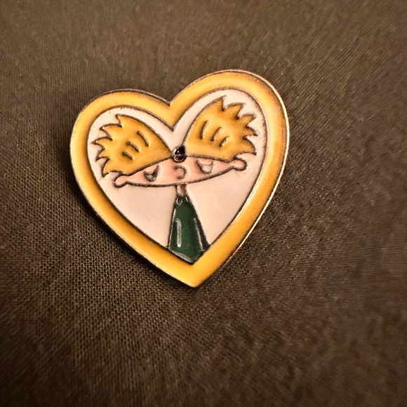 Hey Arnold lapel pins. Both pins included. - Picture 11 of 11